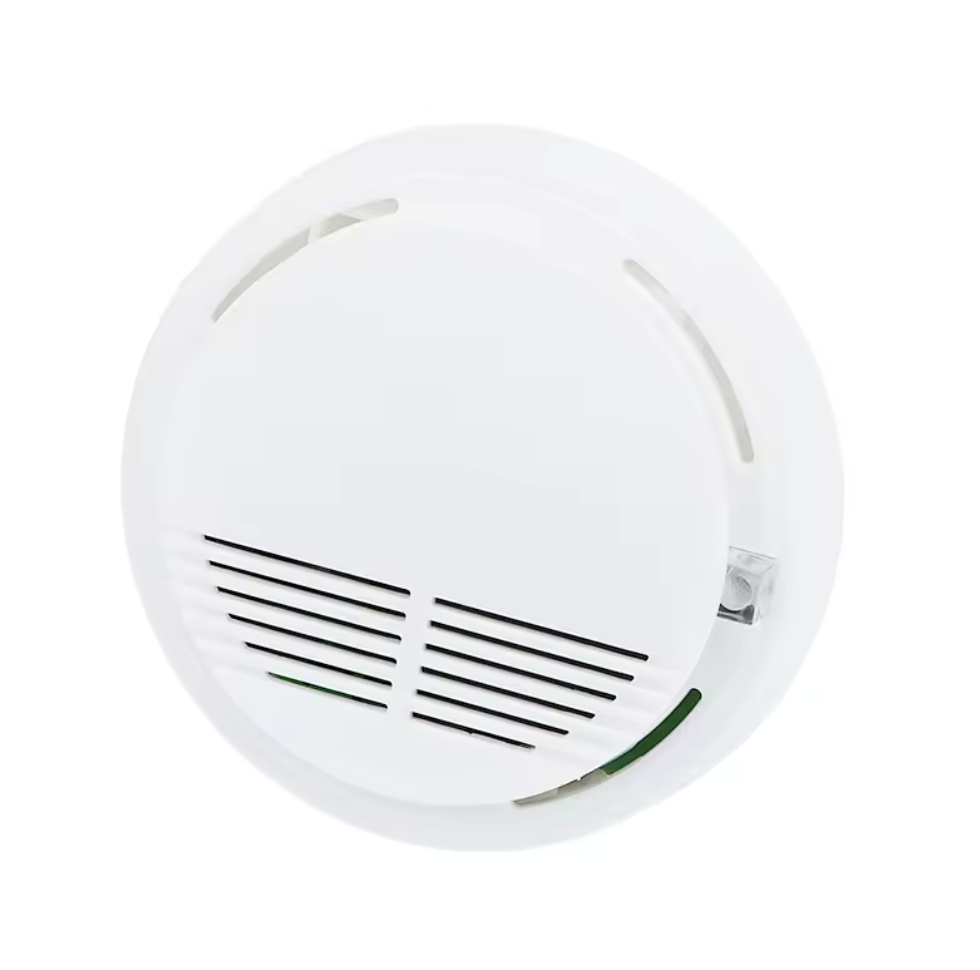 SafeBeacon 9V Battery Photoelectric Smoke Detector with 85dB Alarm & Test Button