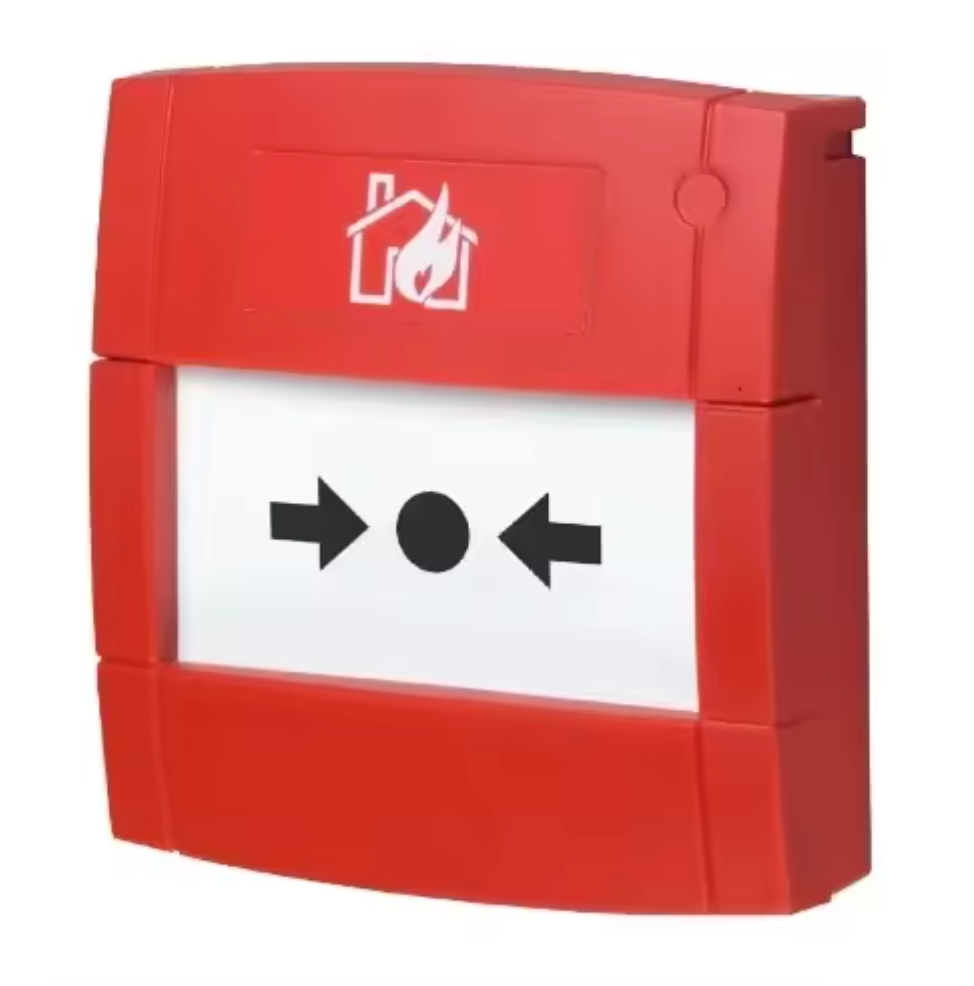 Red Double-Action Manual Fire Alarm Call Point with Reset Key